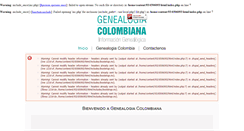 Desktop Screenshot of genealogiacolombiana.com